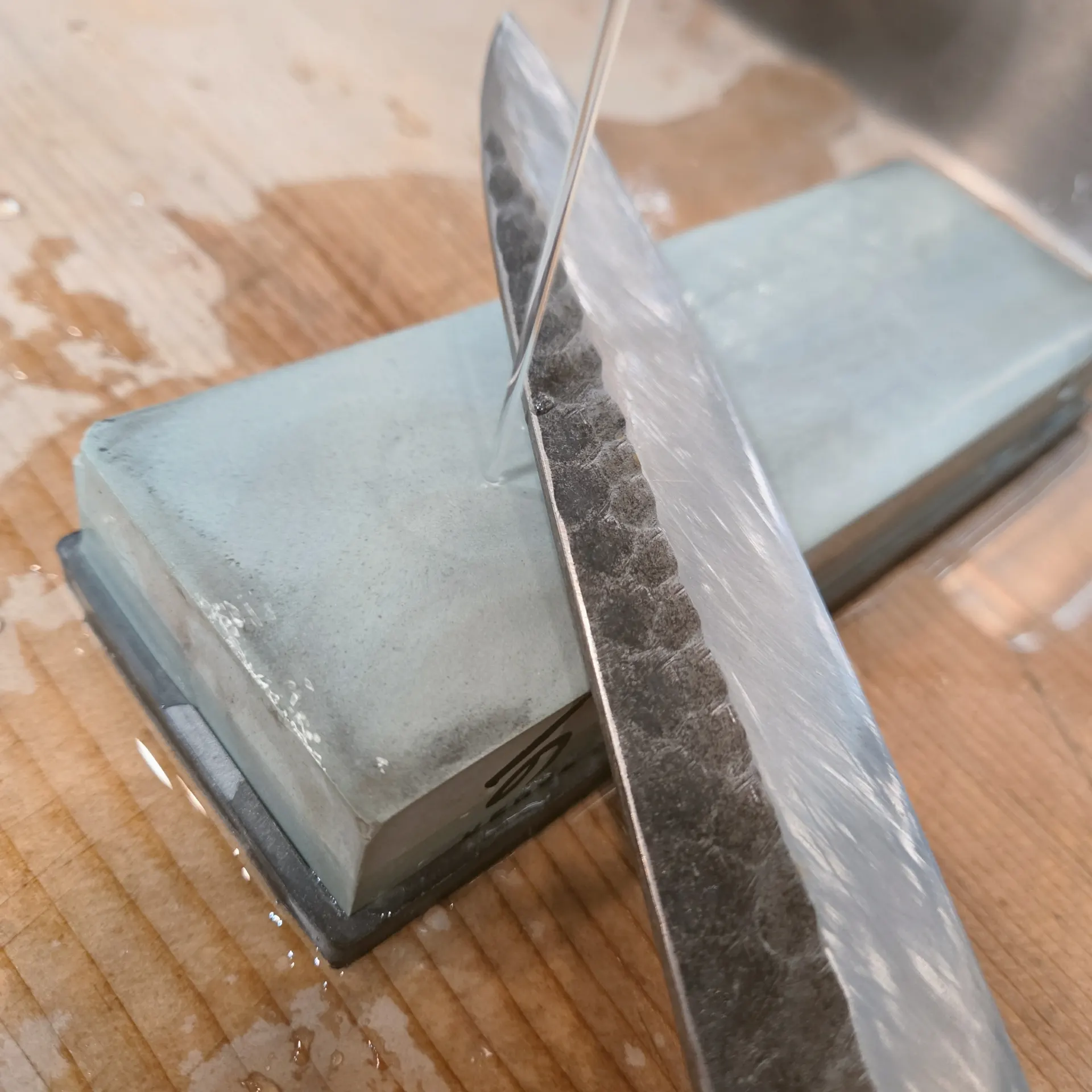 Knife sharpening service at Sashimi DC Rice Market